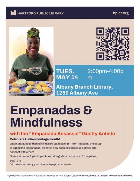 Image for event: Empanadas and Mindfulness