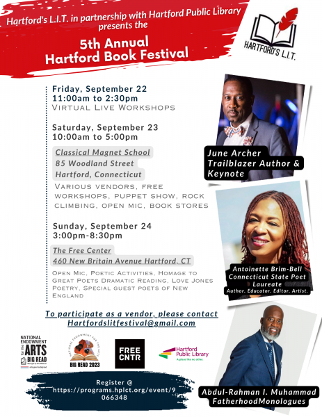 Image for event: Hartford's L.I.T. 5th Annual Hartford Book Festival