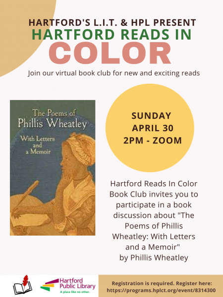 Image for event: Hartford Reads In Color Book Club&nbsp;&nbsp;